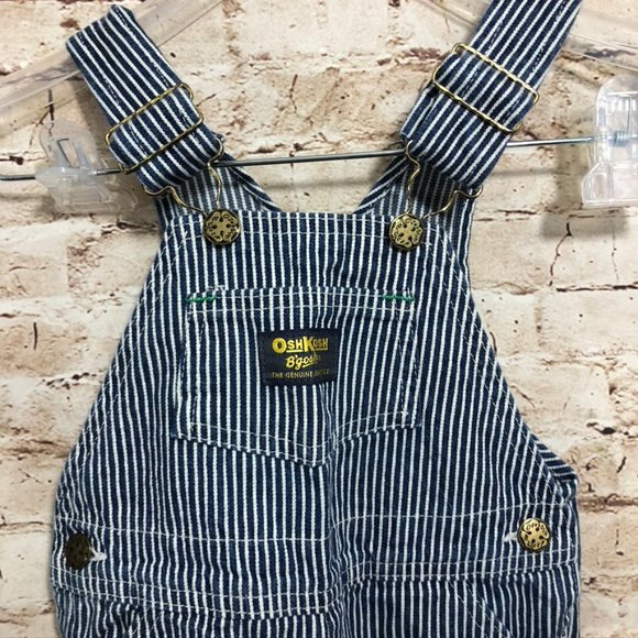 OshKosh B'gosh Other - Vtg Pinstripe Railroad Overalls Todder Conductor